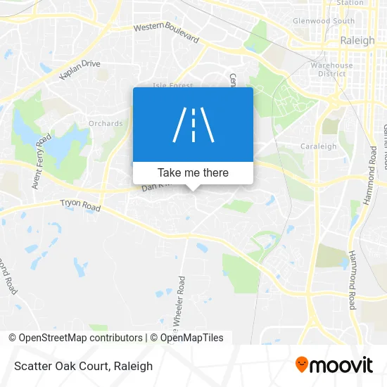 Scatter Oak Court map