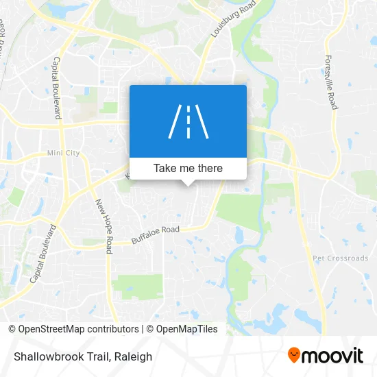 Shallowbrook Trail map