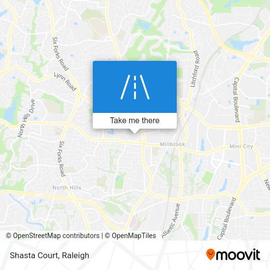 Mapa de Shasta Court