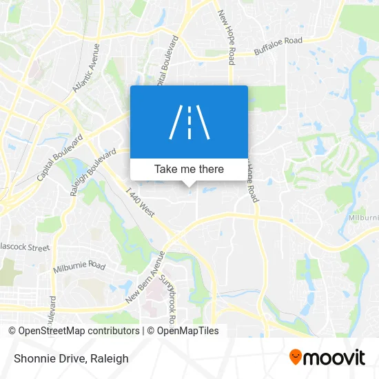 Shonnie Drive map