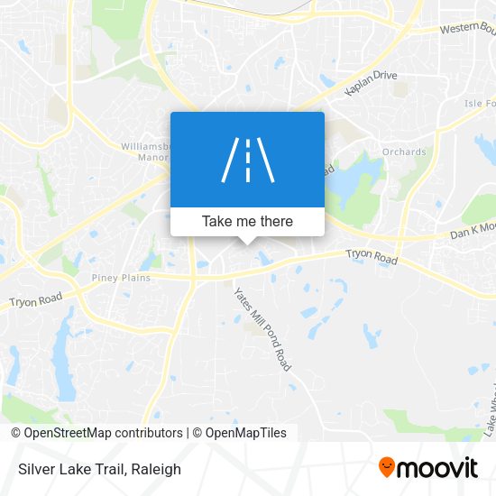 Mapa de Silver Lake Trail