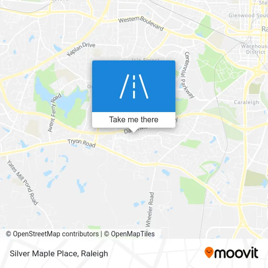 Silver Maple Place map