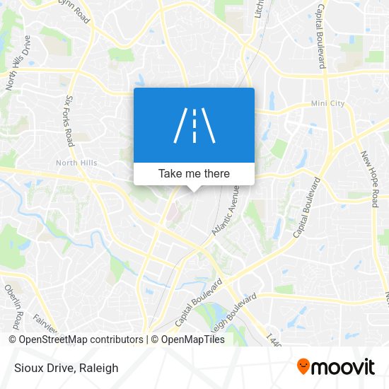 Mapa de Sioux Drive