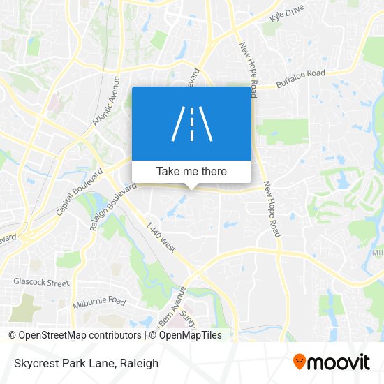 Mapa de Skycrest Park Lane