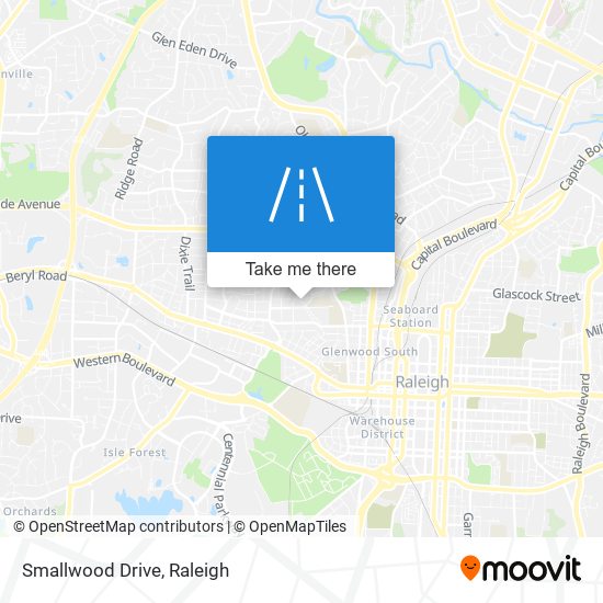 Smallwood Drive map