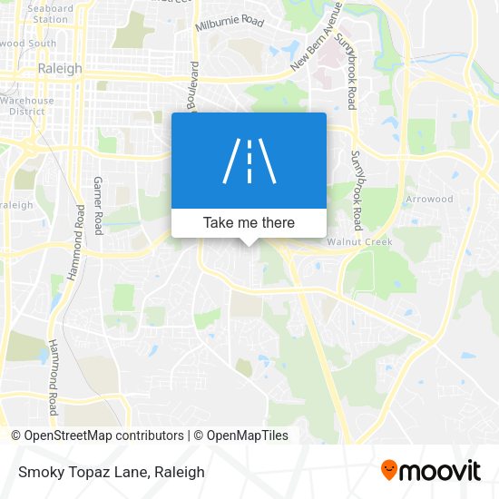 Mapa de Smoky Topaz Lane