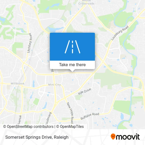 Somerset Springs Drive map