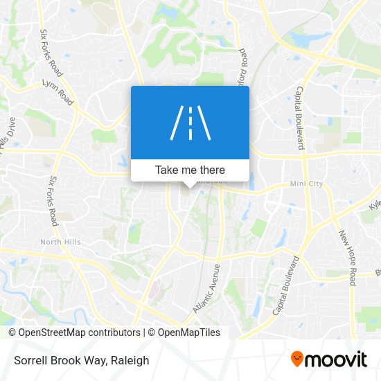 Mapa de Sorrell Brook Way