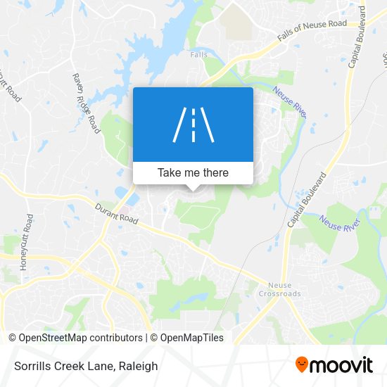 Mapa de Sorrills Creek Lane