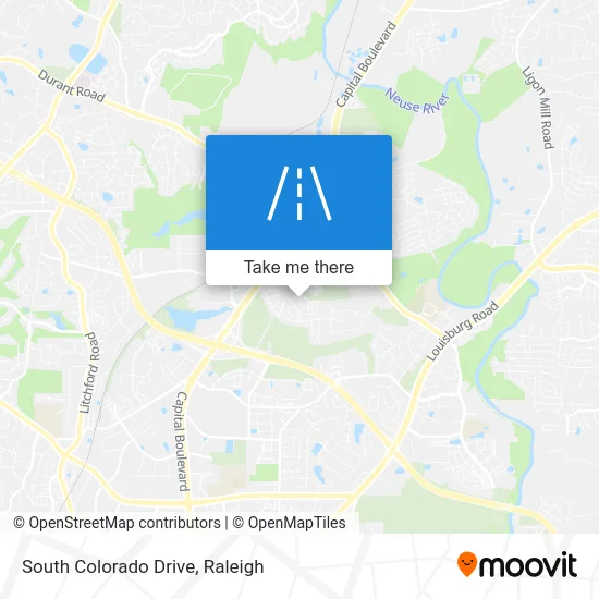 South Colorado Drive map