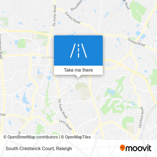 Mapa de South Crestwick Court