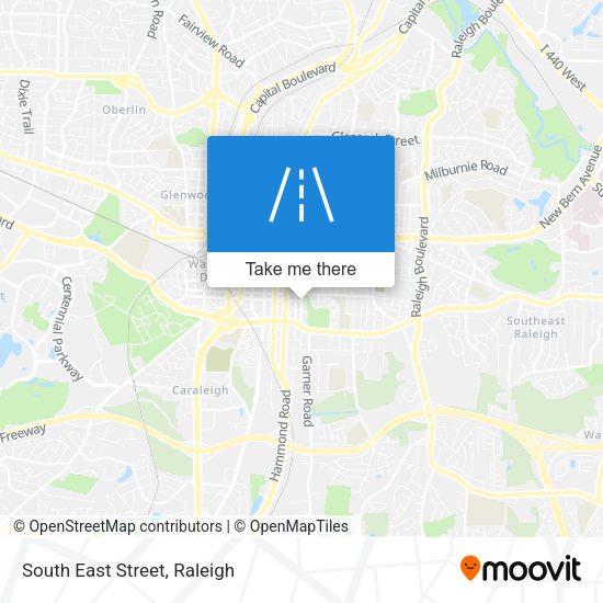Mapa de South East Street