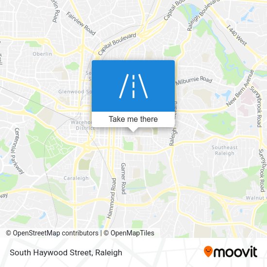 Mapa de South Haywood Street
