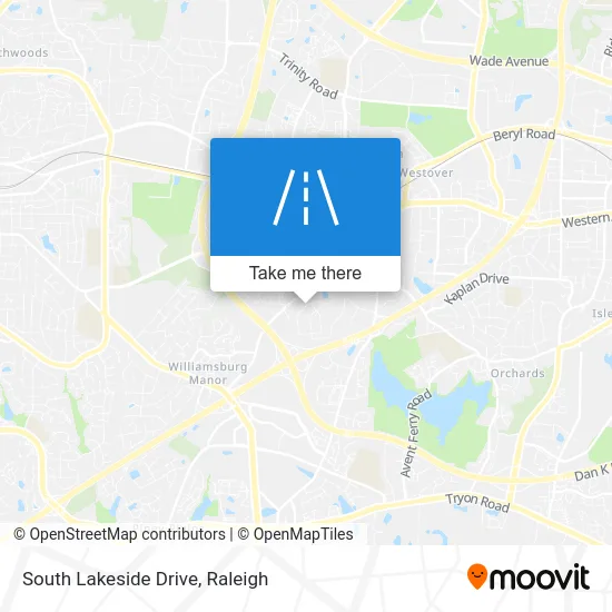 South Lakeside Drive map
