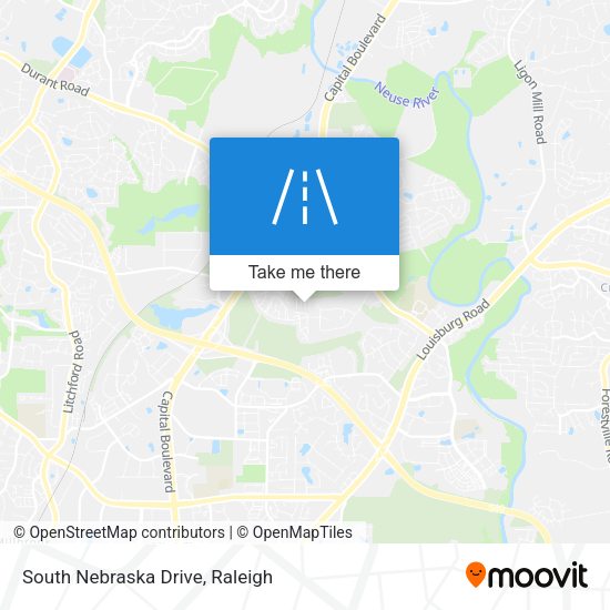 South Nebraska Drive map