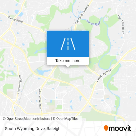 South Wyoming Drive map