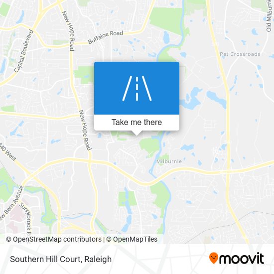 Mapa de Southern Hill Court