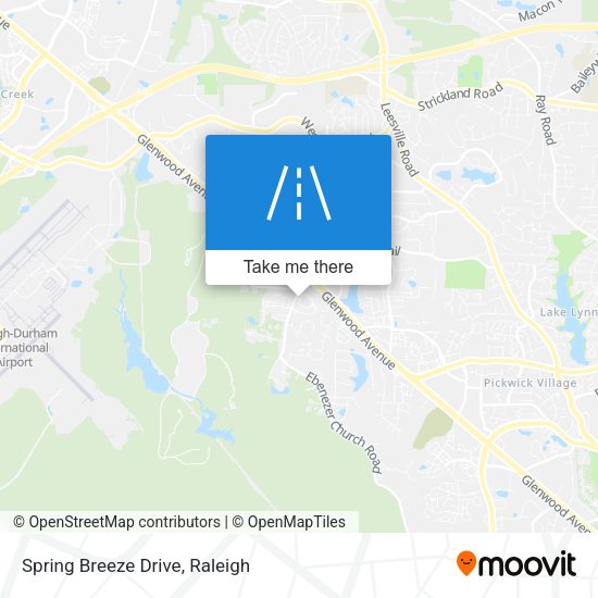 Spring Breeze Drive map