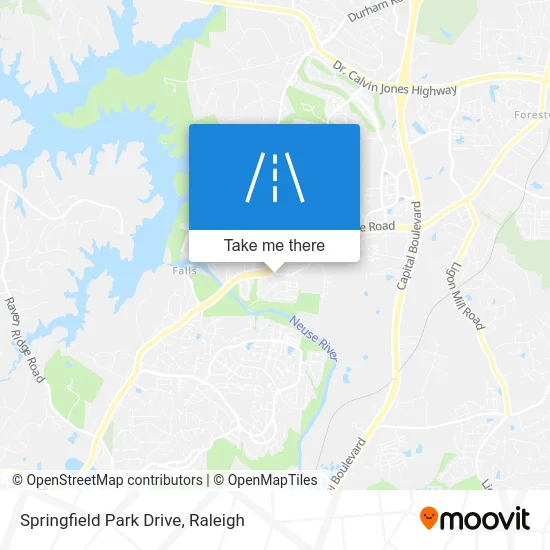 Springfield Park Drive map