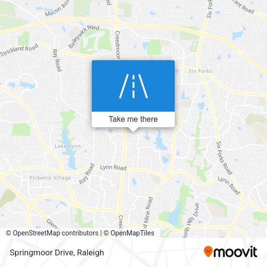 Mapa de Springmoor Drive