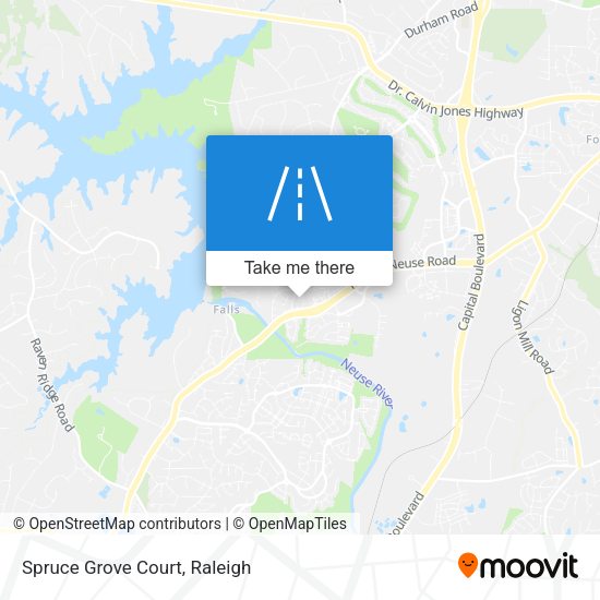 Mapa de Spruce Grove Court