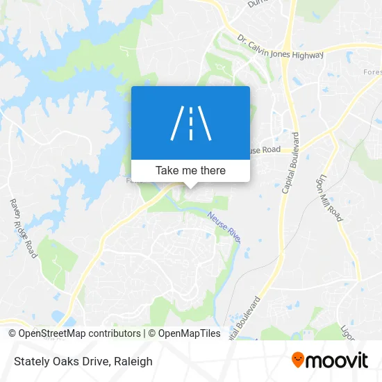 Stately Oaks Drive map