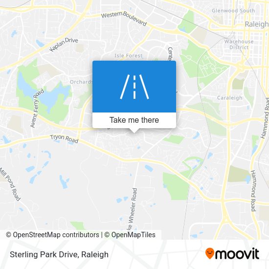 Sterling Park Drive map