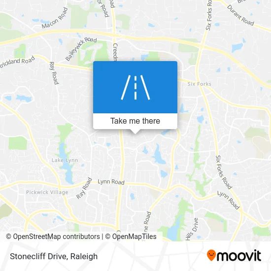 Stonecliff Drive map