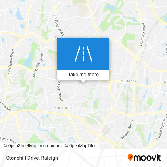Stonehill Drive map