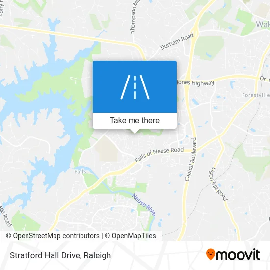 Stratford Hall Drive map