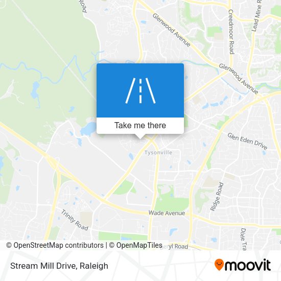 Stream Mill Drive map