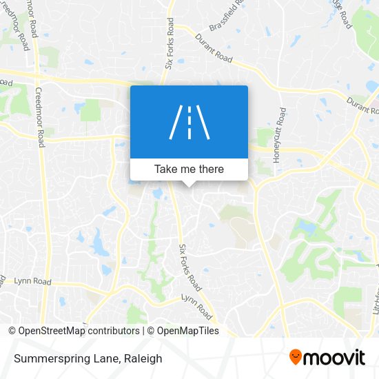 Mapa de Summerspring Lane