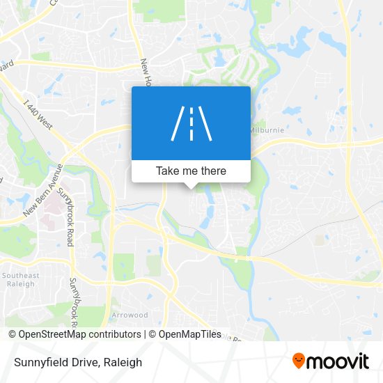 Mapa de Sunnyfield Drive