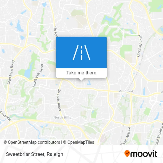 Sweetbriar Street map