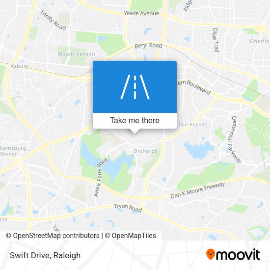 Mapa de Swift Drive