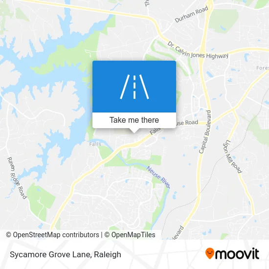 Sycamore Grove Lane map