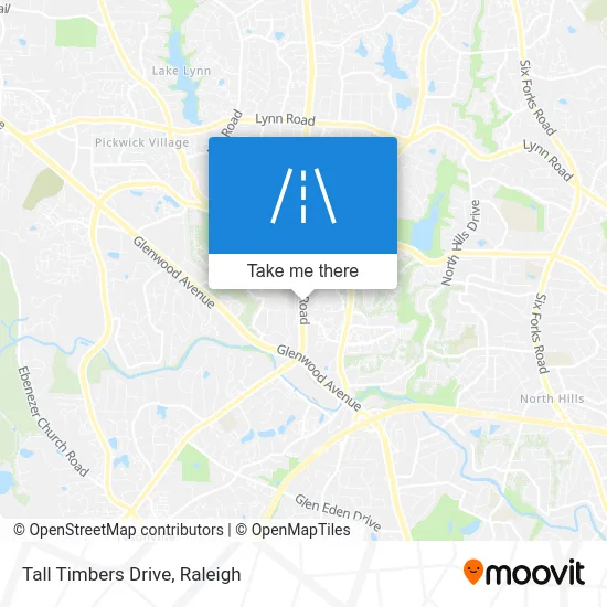 Tall Timbers Drive map