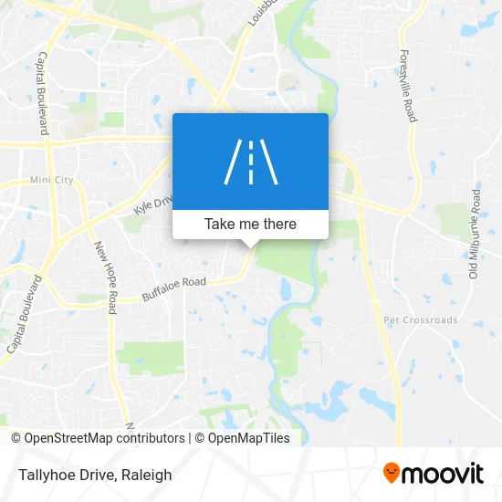 Tallyhoe Drive map
