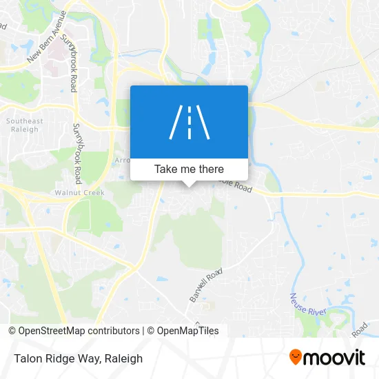 Talon Ridge Way map