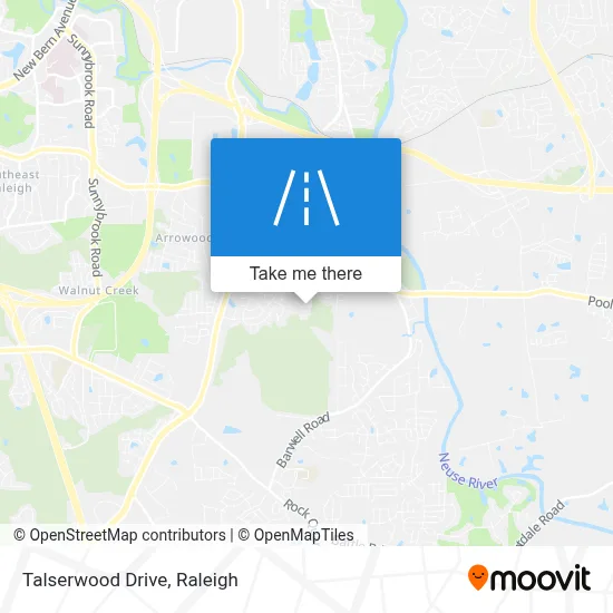 Talserwood Drive map