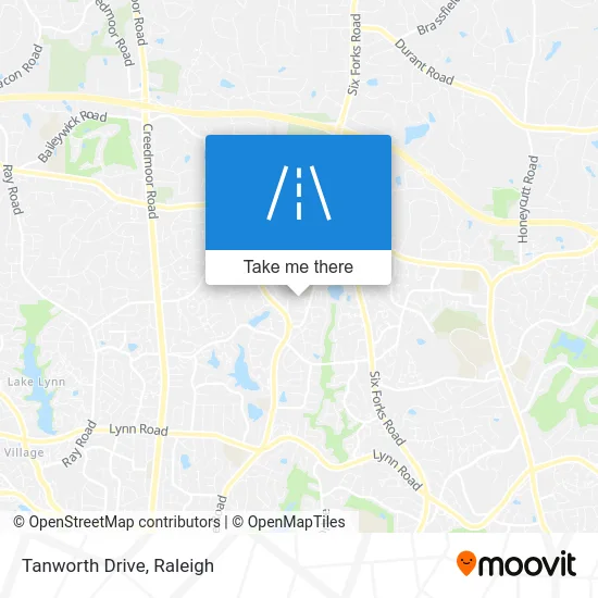 Tanworth Drive map