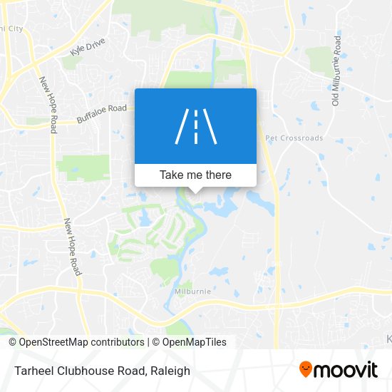 Tarheel Clubhouse Road map