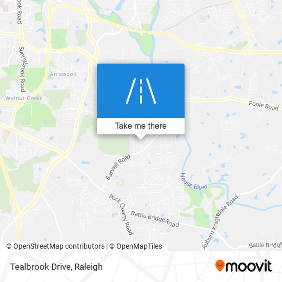 Tealbrook Drive map