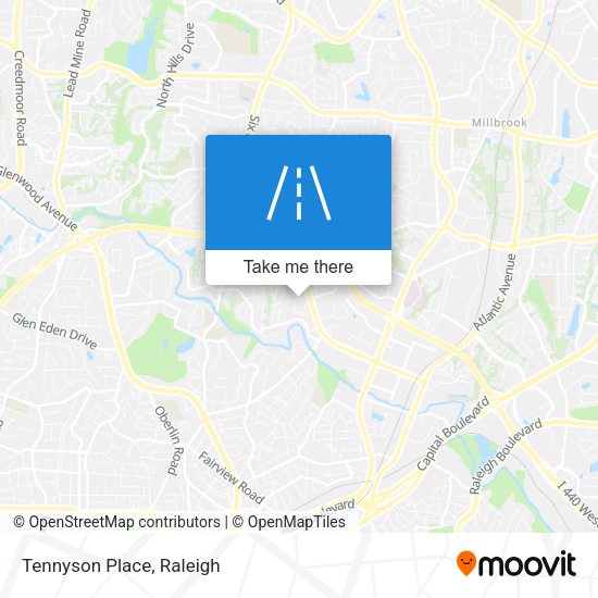 Mapa de Tennyson Place