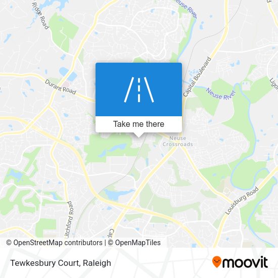 Mapa de Tewkesbury Court