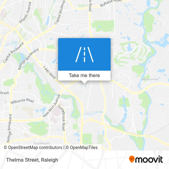 Thelma Street map