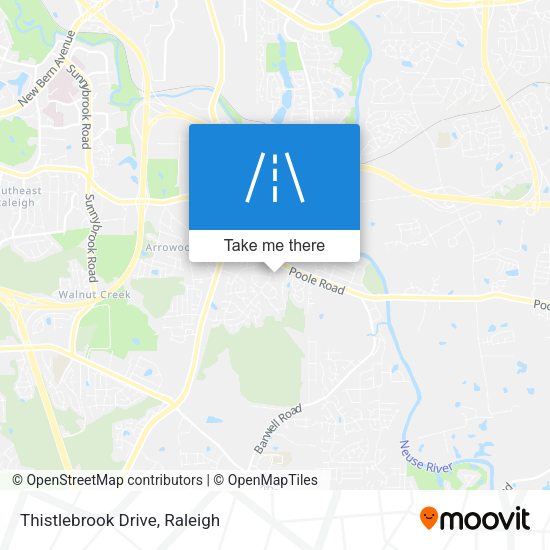 Mapa de Thistlebrook Drive