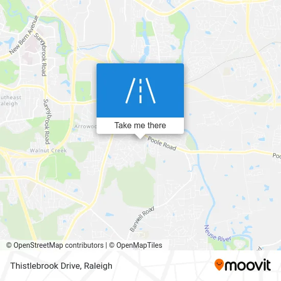 Thistlebrook Drive map