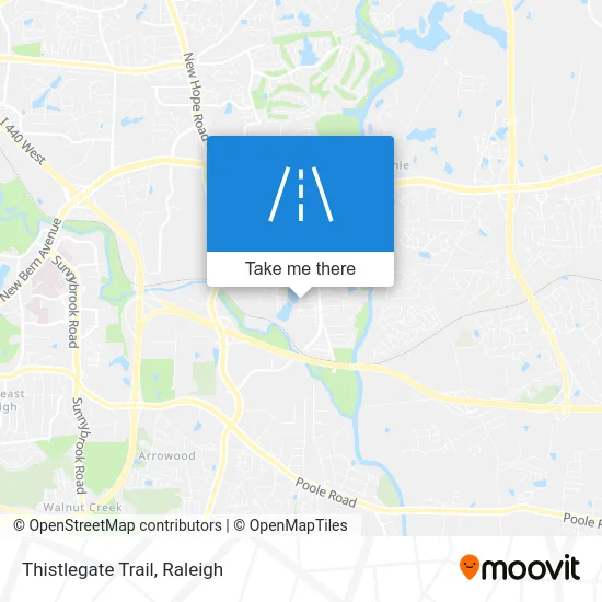 Thistlegate Trail map