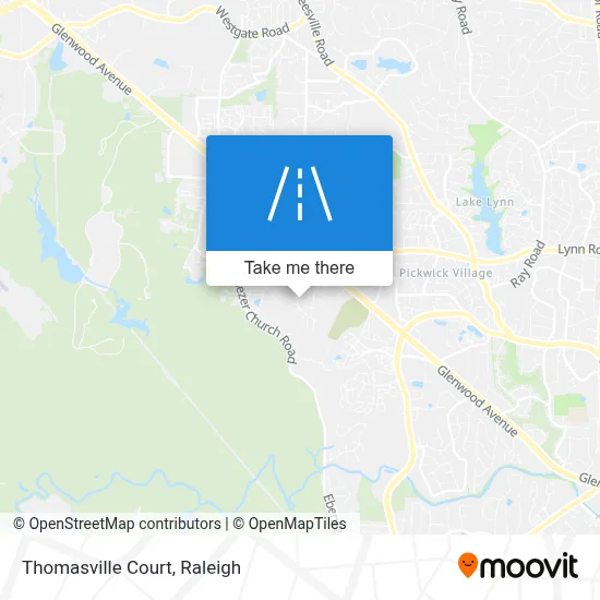 Thomasville Court map